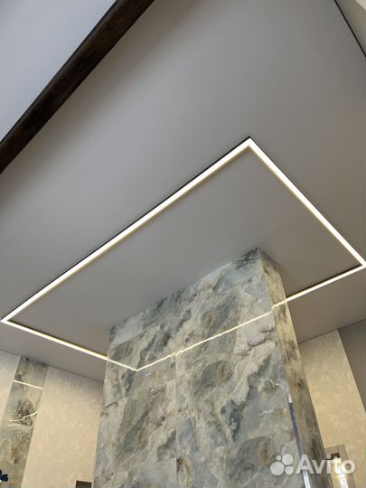 Натяжные потолки под ключ