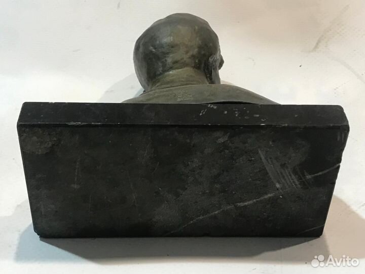 Бюст С.Есенина.Силумин мрамор СССР