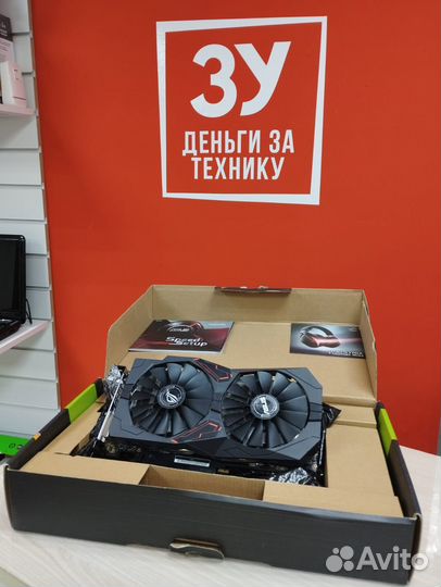 Видеокарта PCI-E Asus GeForce 1050Ti(30лп)