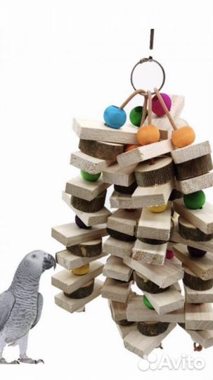 Присада для попугая игровой стенд для попугая