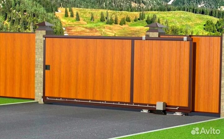 Ворота откатные заказать профессионально