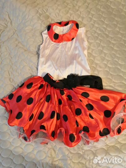 Новогодний костюм для девочки размер 128 134