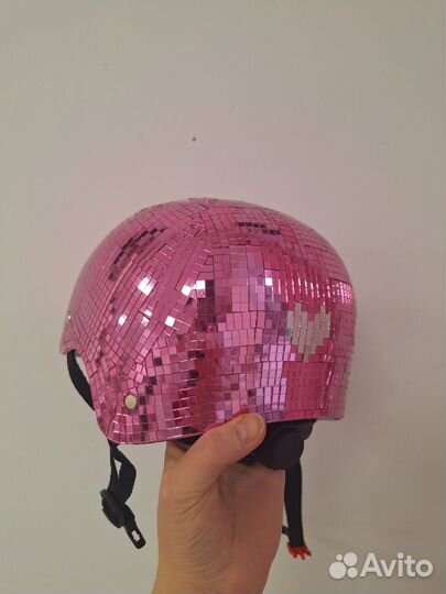 Шлем розовый. Размер L