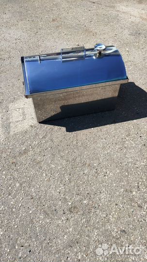 Коптильня гидрозатвором/купольной крышкой Сундучок