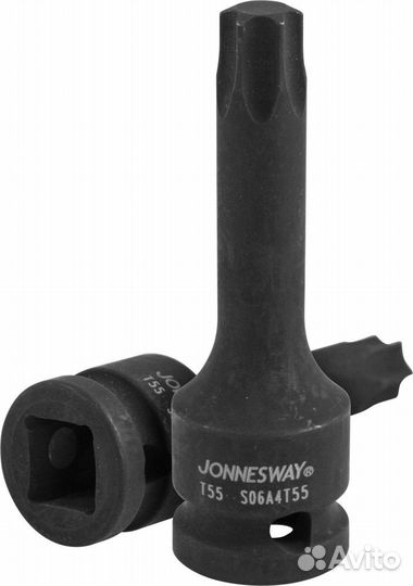 Ударная головка torx 12DR T45, 78мм jonnesway