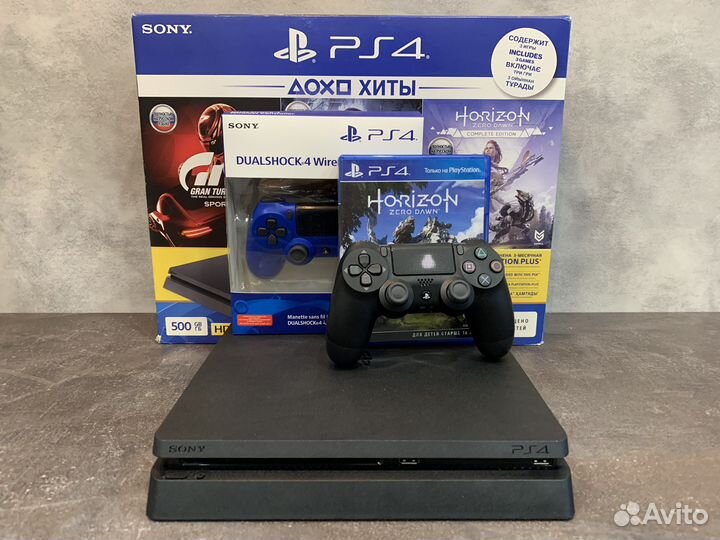 Sony PlayStation 4 Slim + 550 игр
