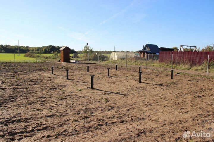 Свайный фундамент за 1 день. Винтовые сваи