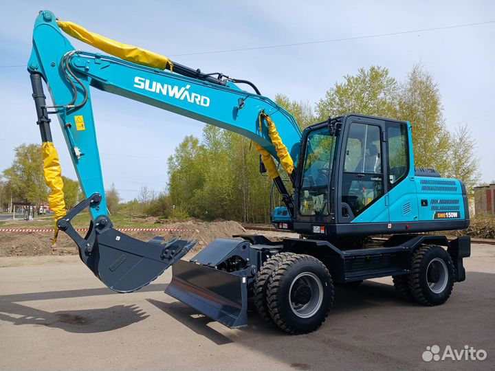 Колёсный экскаватор Sunward SWE 150W, 2024