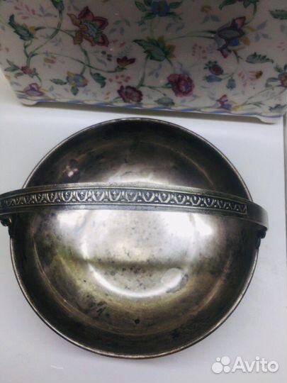 Сахарница мельхиор. СССР