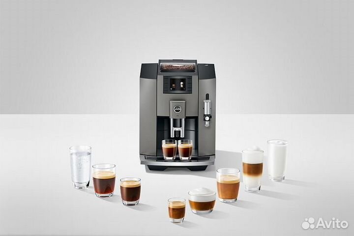 Кофемашина Jura E8 dark inox