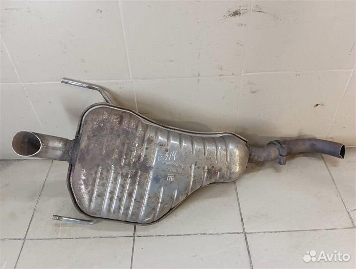 Глушитель задняя часть Opel astra H 2009