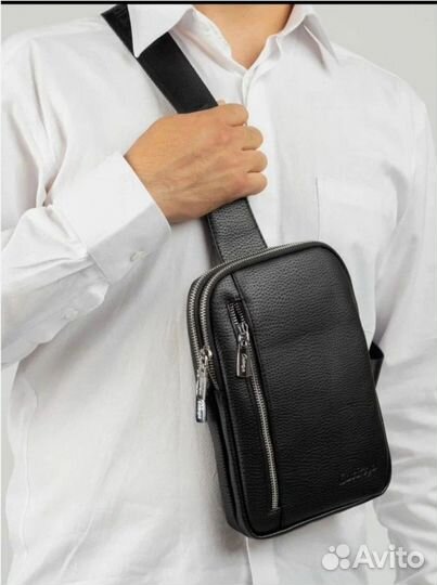 Сумка мужские кожаный catiroya, Барсетка на плечо