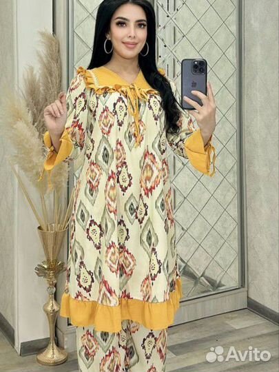 Костюм двойка штапль