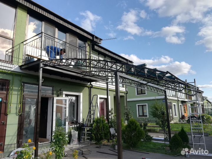 Навесы под ключ в Домодедово