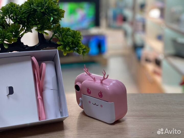 Детский фотоаппарат с мгновенной печатью