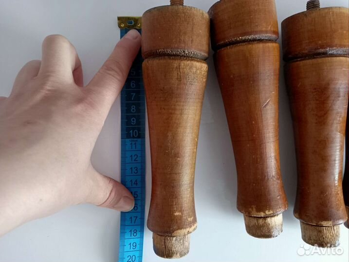 Ножки для мебели СССР деревянные 4 шт