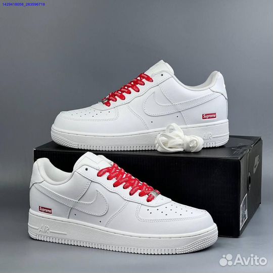 Кроссовки Nike Air Force 1 Low & Supreme (Арт.53407)