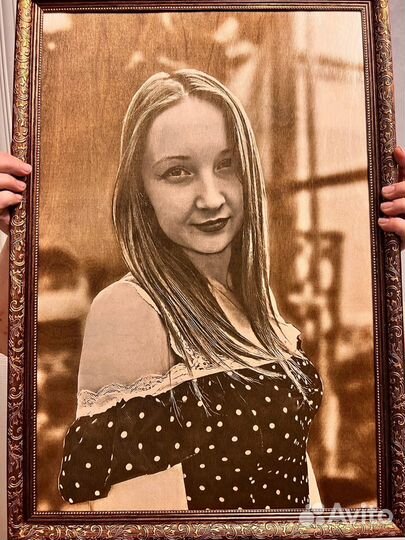 Выжигание портретов на дереве