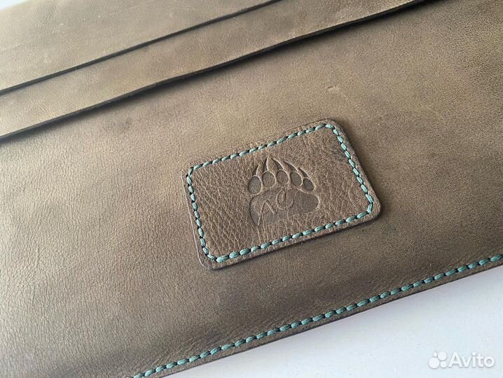 Чехол на macbook pro 13 из натуральной кожи