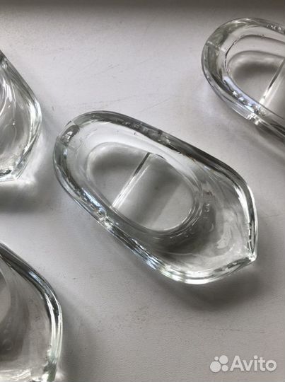 Пепельница эгоист башмачок Богемия 6 штук