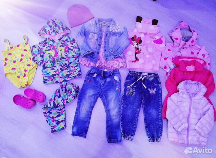 Вещи пакетом на девочку 92