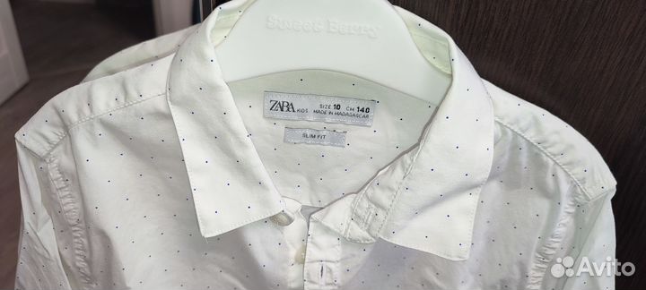 Рубашка Zara 146, жилет и футболки поло 140-146