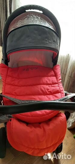 Коляска 2 в 1+ падушка, ванночка, книги с играми