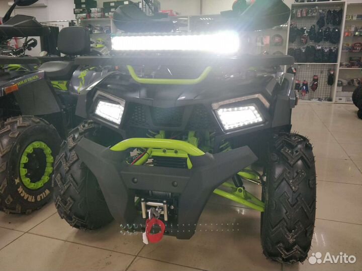Квадроцикл Motoland 200 Wild Track X Winch лебедка