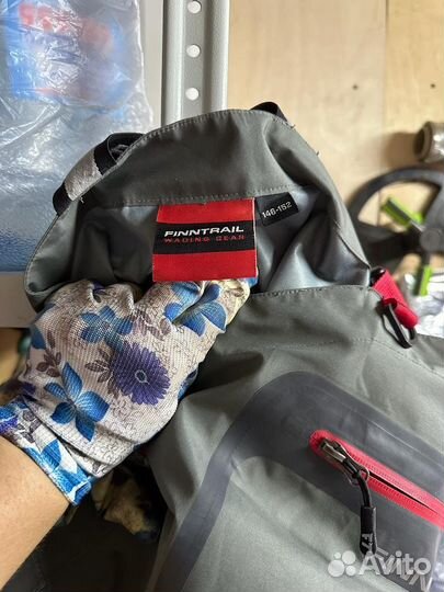 Вейдерсы Finntrail Airman Kids 5218 Grey 146-152