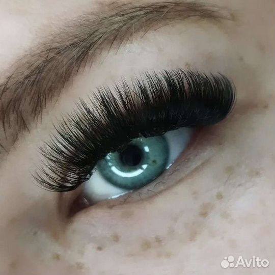 Наращивание -Вельвет ресниц,Оформление бровей