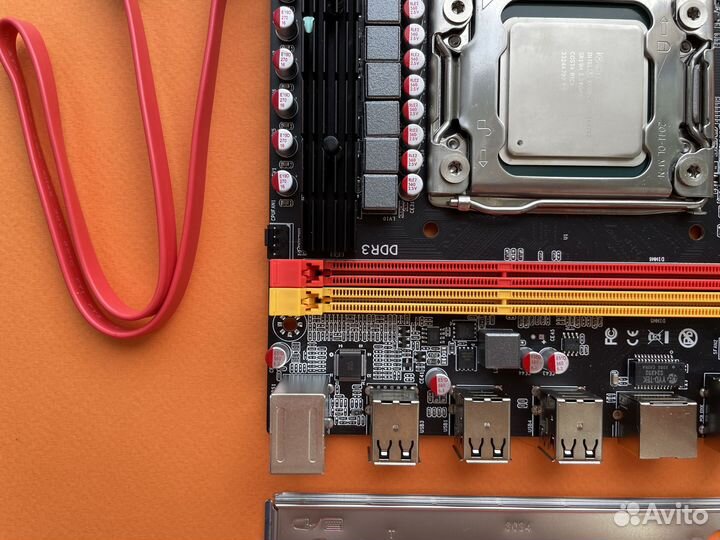 Комплект x79 2011 + intel Xeon E5 2643v2 + 32gb