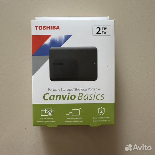 Внешний жесткий диск 2TB Toshiba Canvio Basics
