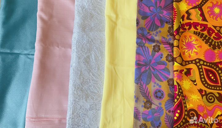 Цена за все Ткани СССР 6 шт