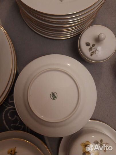 Сервиз столовый 12 персон гдр