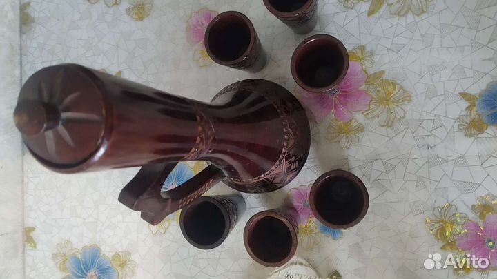 Графин и стаканы СССР