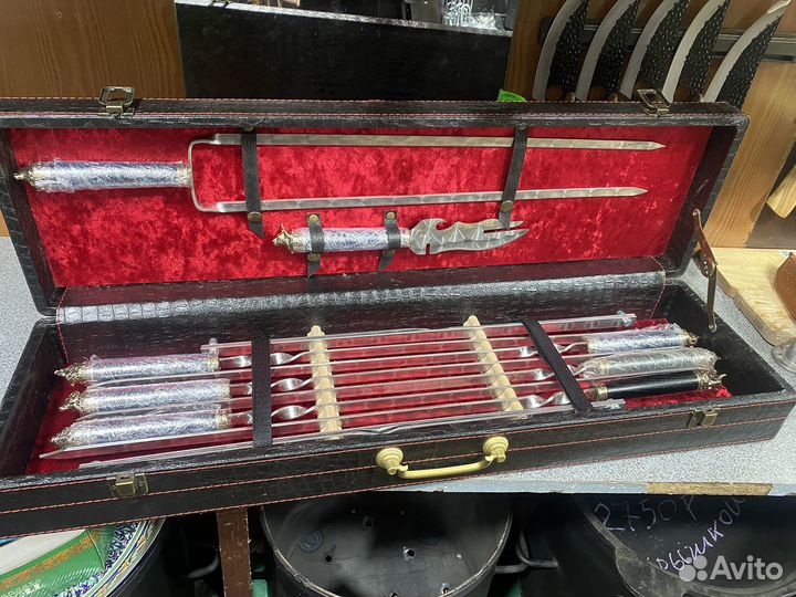 Подарочный набор шампуров premium