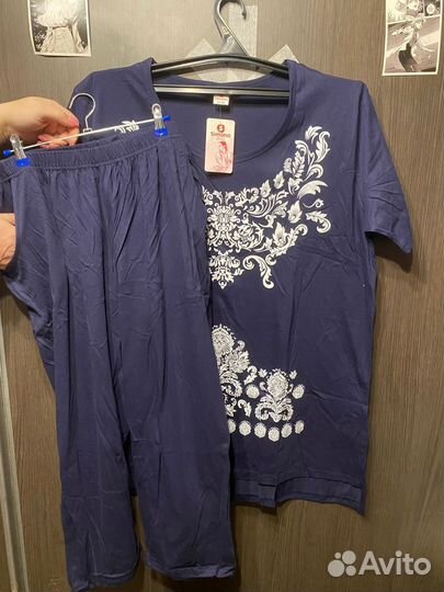 Домашний костюм женский 60-62 (2шт),64-66(2шт),68