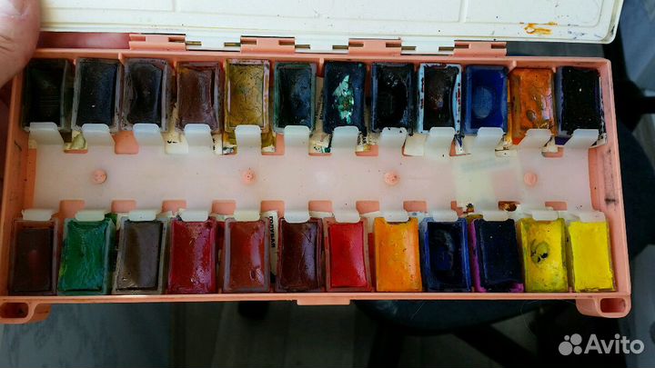 Краски акварельные СССР