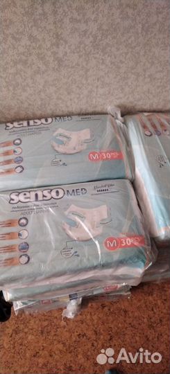 Памперсы для взрослых размер m по 30 штук