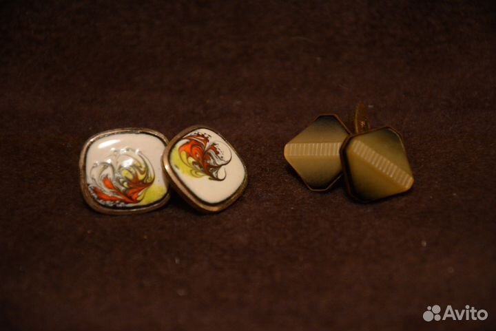 Старые запонки, 2 пары