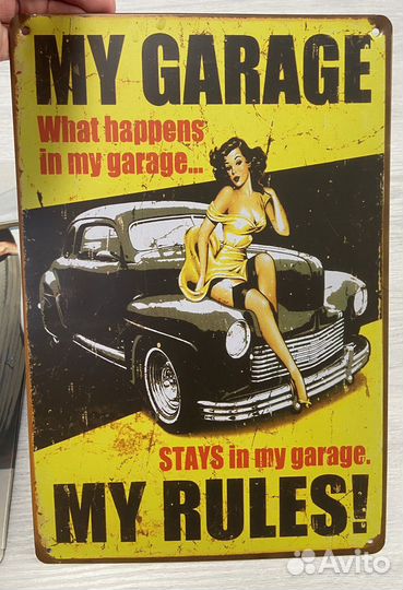 Металлические таблички. Декор