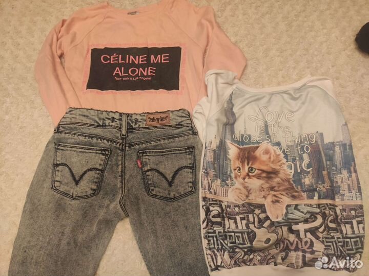 Вещи пакетом на девочку 42-44