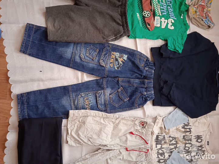 Детские вещи большим пакетом на мальчика 7-8 лет