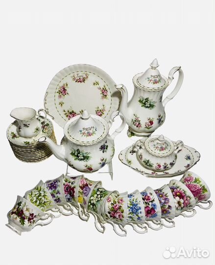 Чайные пары.Royal Albert.Цветок Месяца