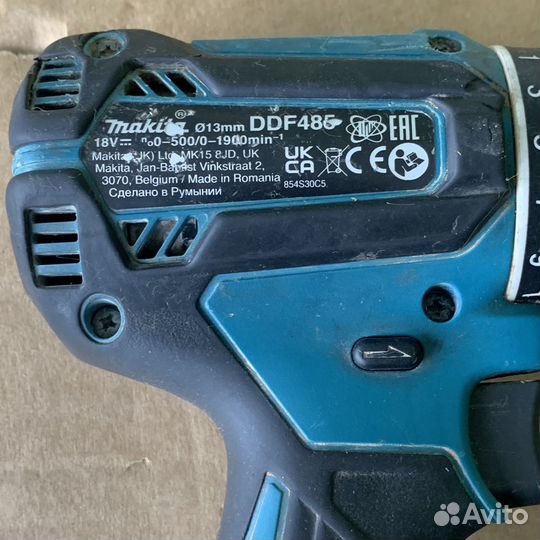 Бесщеточный шуруповерт Makita DDF485