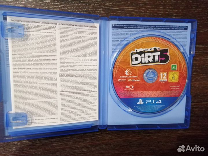 PES 2017, F1 2020, WRC7, dirt 5. Диски для PS4