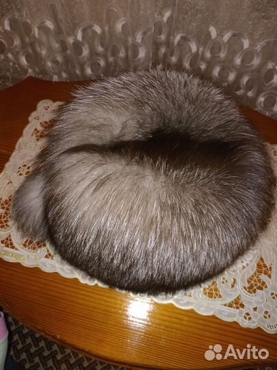 Берет женский чернобурка