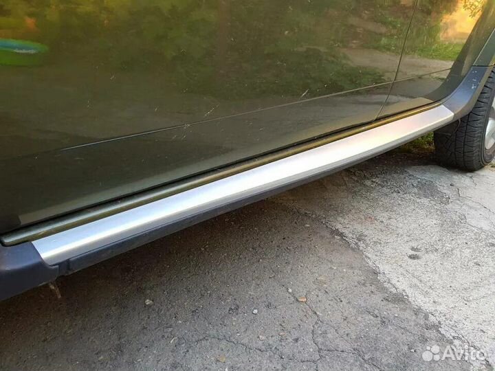 Пластиковые пороги renault duster