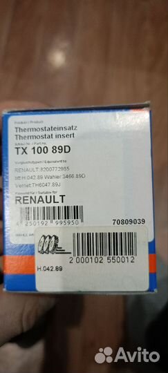 Термостат Renault