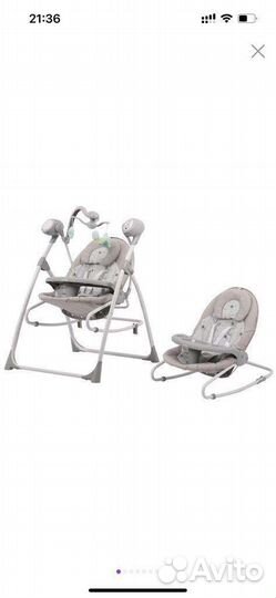 Детские электронные качели для новорожденных